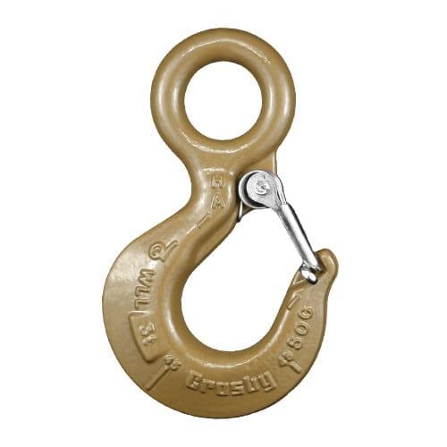 Crosby L-320AN Alloy Eye Hoist Hook with Latch