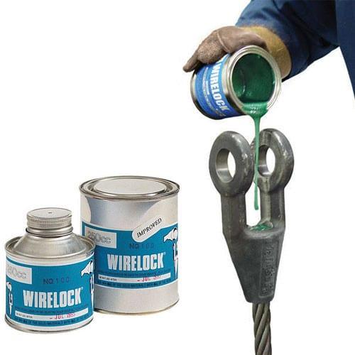 Crosby W416-7 Wirelock Spelter Socket Resin Jar