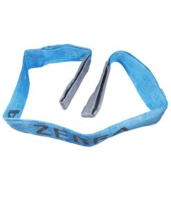 Blue Zebra polyester flat webbing sling, 8 tonne