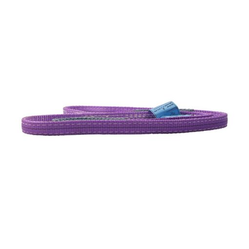 Violet Zebra polyester flat webbing sling, 1 tonne