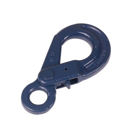 Navy blue eye self-locking safety hook