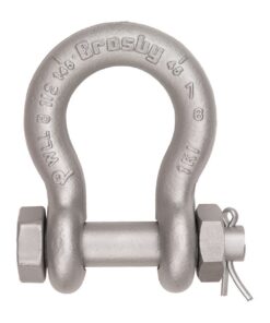 Crosby 1-1/2" G-2130A Grade 80 Alloy Bolt Type Anchor Shackle - 17 Ton WLL - #1219632