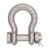 Crosby 1-1/8" G-2130A Grade 80 Alloy Bolt Type Anchor Shackle - 9-1/2 Ton WLL - #1219578