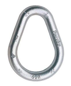 Crosby 1/2" G-341 Galvanized Pear Link - 2900 lbs WLL - #1013913