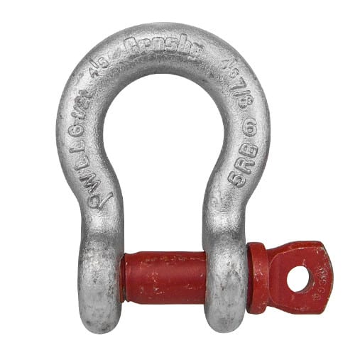 Crosby 3/16" G-209 Screw Pin Anchor Shackle - 1/3 Ton WLL - #1018357