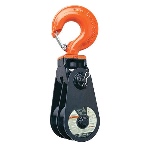 Crosby 408 4-1/2" BB Double Snatch Block w/ Hook - 4 Ton WLL - #104023