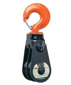 Crosby 408 6" BB Double Snatch Block w/ Hook - 12 Ton WLL - #104103