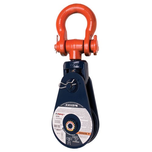 Crosby 419 16" RB Snatch Block w/ Shackle - 15 Ton WLL - #109625