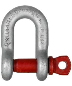 Crosby 5/16" G-210 Screw Pin Chain Shackle - 3/4 Ton WLL - #1019178