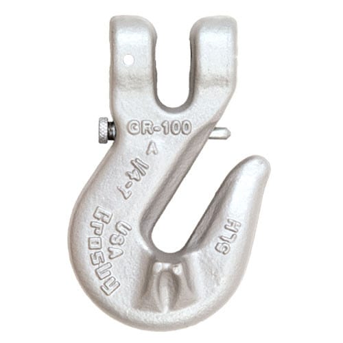 Crosby 5/16" L-1338 Grade 100 Locking Clevis Grab Hook - 5700 lbs WLL - #1049489