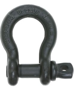 Crosby 7/16" S-209T Screw Pin Anchor Shackle - 1-1/2 Ton WLL - #1018724