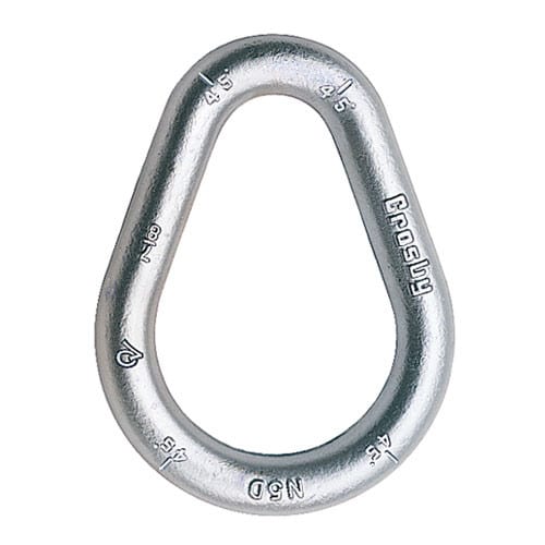 Crosby 7/8" G-341 Galvanized Pear Link - 8300 lbs WLL - #1013977