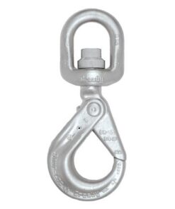 Crosby 9/32" (1/4") - 5/16" S-13326 Shur-Loc Grade 100 Self-Closing Swivel Hook - 5700 lbs WLL - #1004413