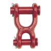 Crosby 9/32" (1/4") S-247 Grade 43 Double Clevis Link - 2600 lbs WLL - #1013021