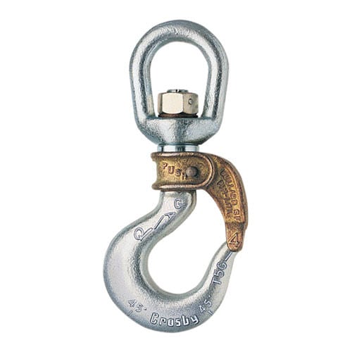 Crosby BL-C LIF-LOK 0.45 Ton Closed Swivel Bail Golden Gate Hook - #1050210