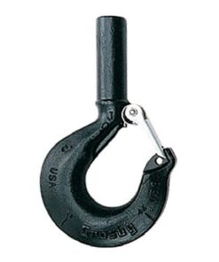 Crosby L-319AN 1-1/2 Ton Alloy Shank Hook w/ Latch - #1028714