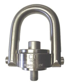 Crosby M10-1.5 x 18.00 mm SS-125M Stainless Steel Swivel Hoist Ring - 250 kg WLL - #1065207