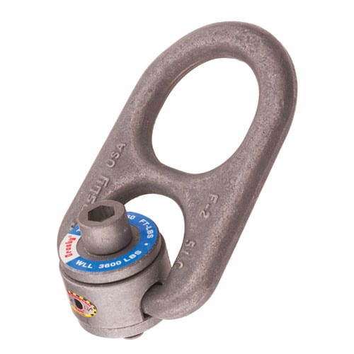 Crosby M48 x 50.7 mm HR-1000MCT Swivel Hoist Ring - 13250 kg WLL - #6630064