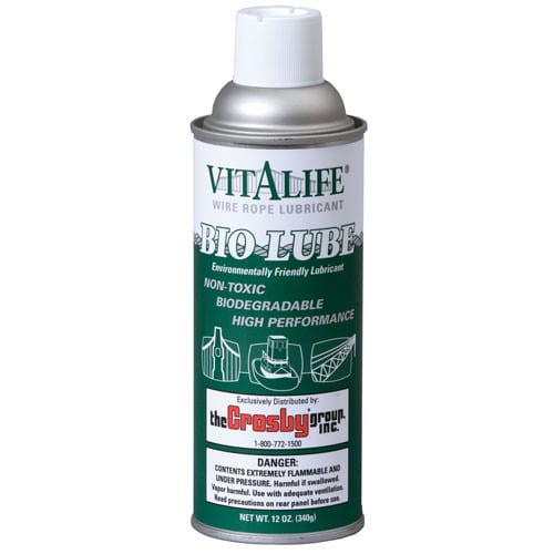 Crosby V-410 Vitalife Bio-Lube 12 oz Wire Rope Lubricant - #1039004