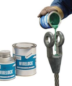 Crosby W416-7 Wirelock Spelter Socket Resin 1000 CC Jar - #1039608