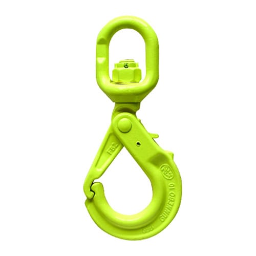 Gunnebo 1/2" LBK-13-10 Grade 100 Self-Closing Swivel Hook - 15000 lbs WLL - #Z100993