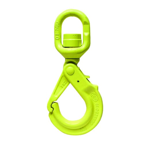 Gunnebo 1/2" LKBK-13-10 Grade 100 Self-Closing Swivel Hook - 15000 lbs WLL - #Z100997