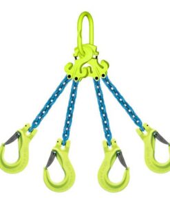 Gunnebo 1/2" x 16 ft - 3 in TG4-EGKN GrabiQ Adjustable 4-Leg Grade 100 Chain Sling - 39000 lbs WLL