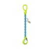 Gunnebo 3/8" x 20 ft Type MG-EGKN GrabiQ Adjustable Single Leg Grade 100 Chain Sling - 8800 lbs WLL