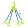 Gunnebo 5/8" x 15 ft TG4-GBK GrabiQ Adjustable 4-Leg Grade 100 Chain Sling - 58700 lbs WLL