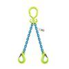 Gunnebo 5/8" x 20 ft Type MGD-EGKN GrabiQ Adjustable 2-Leg Grade 100 Chain Sling - 39100 lbs WLL