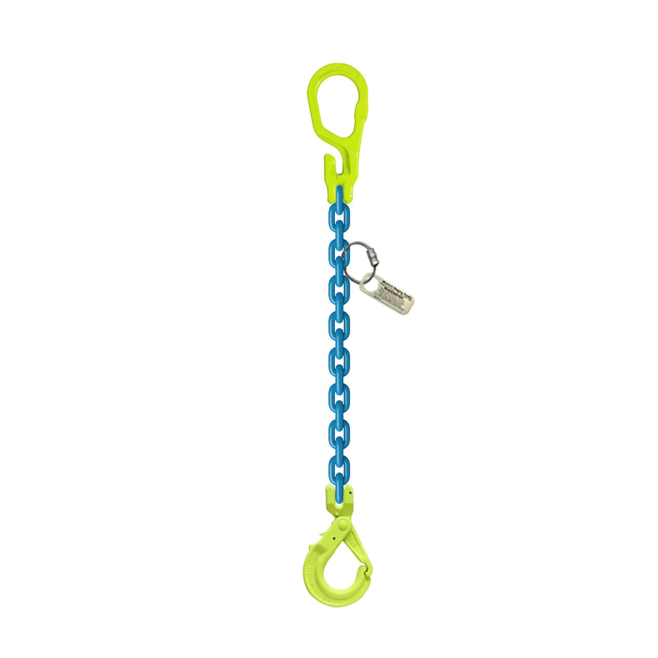 Gunnebo 5/8" x 5 ft Type MG-GBK GrabiQ Adjustable Single Leg Grade 100 Chain Sling - 22600 lbs WLL