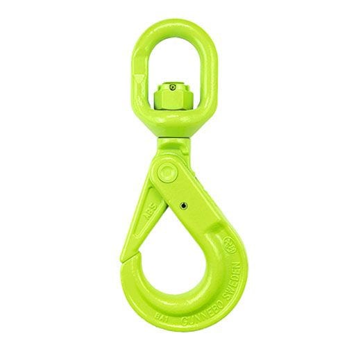 Gunnebo 7/32" BKL-6-10 Grade 100 Self-Closing Swivel Hook - 3306 lbs WLL - #Z101114