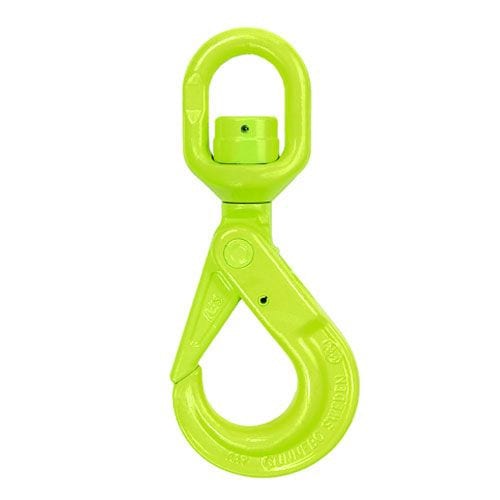Gunnebo 7/8" BKLK-22-10 Grade 100 Self-Closing Swivel Hook - 44092 lbs WLL - #Z101294