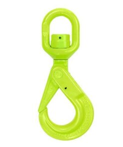 Gunnebo 9/32" (1/4") - 5/16" BKLK-7/8-10 Grade 100 Self-Closing Swivel Hook - 5732 lbs WLL - #Z101106